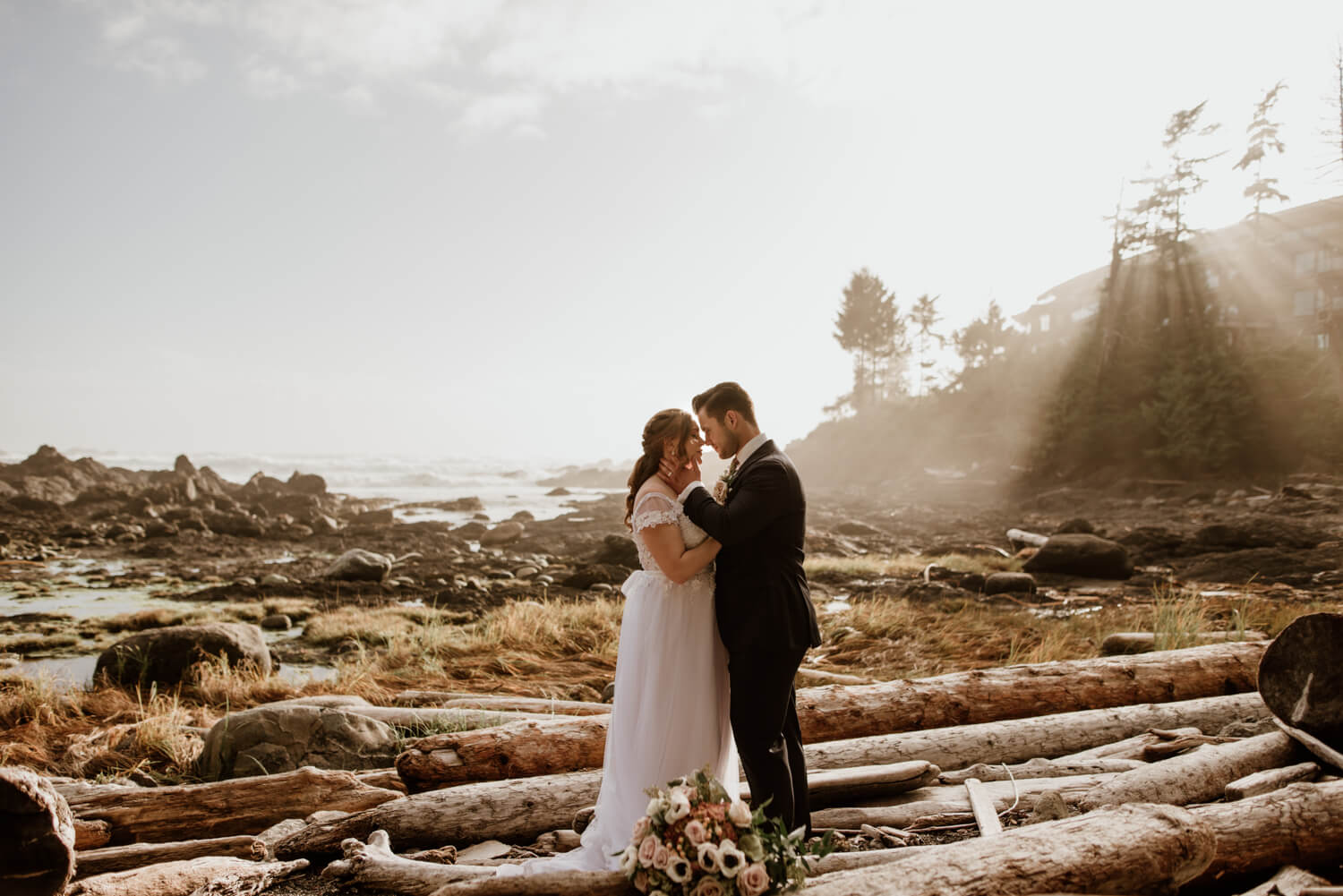 black rock resort wedding photo