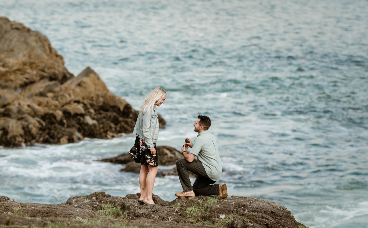 tofino proposal at pettinger point on cox bay